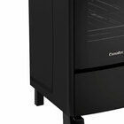 Fogão 4 Bocas De Piso Esmaltec Esmeralda Glass Preto Bivolt