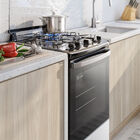 Fogão 4 Bocas Electrolux Branco Efficient Com Mesa Inox  Perf