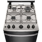 Fogão 4 Bocas Electrolux Prata Efficient Com Mesa Inox  Perfe