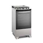 Fogão 4 Bocas Electrolux Prata Efficient Com Mesa Inox  Perfe