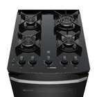 Fogão 4 Bocas Electrolux Preto Efficient Mesa Vidro  Tripla C