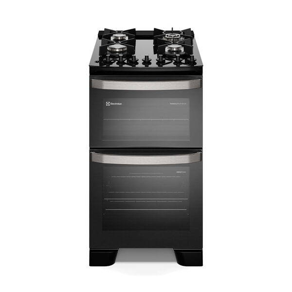 Fogão 4 Bocas Electrolux Preto Experience Mesa De Vidro  2 Fo