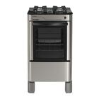 Fogão 4 Bocas Esmaltec Jade Glass Inox Bivolt