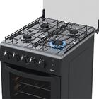 Fogao 4 Bocas Venax Gaudi Mesa Inox Giii Preto Fosco Gas Glp