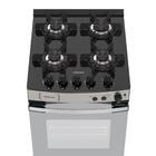 Fogao 4 Bocas Venax Palladio Vitreo Inox Gas Glp