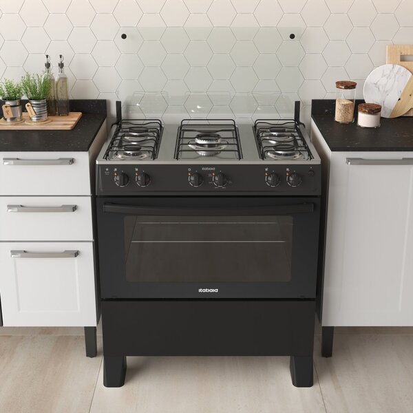 Fogão 5 Bocas Acendimento Automático Bivolt Star New Itatiaia