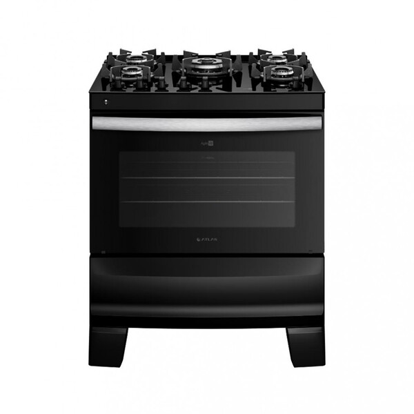 Fogão 5 Bocas Atlas Agile Up Glass Acendimento Automático