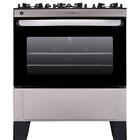 Fogão 5 Bocas Atlas Agile Up Inox Com Mesa De Vidro - Bivolt
