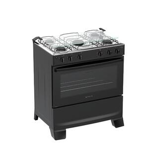 Fogão 5 Bocas Atlas Mônaco Plus Preto - Bivolt - 300002025