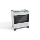 Fogão 5 Bocas Com Mesa De Inox E Acendimento Mueller Branco