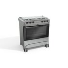 Fogão 5 Bocas Com Mesa De Inox E Acendimento Mueller Titânio