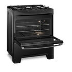 Fogão 5 Bocas Continental Preto Automático Com Toplimpafácil