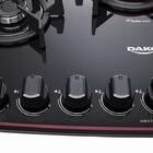 Fogão 5 Bocas De Piso Dako Supreme Glass Branco Bivolt