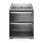 Fogão 5 Bocas Electrolux Cinza Experience Com Duplo Forno  Pe