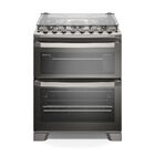 Fogão 5 Bocas Electrolux Cinza Experience Com Duplo Forno  Pe