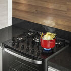 Fogão 5 Bocas Electrolux Preto Automático Com Mesa De Vidro E