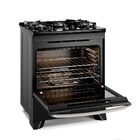 Fogão 5 Bocas Electrolux Preto Experience Mesa De Vidro  Perf