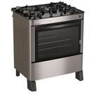 Fogão 5 Bocas Esmaltec Jade Glass Inox Bivolt