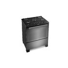 Fogão 5 Bocas Tripla Chama Mesa De Vidro Automático Bivolt It