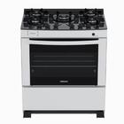 Fogao 5 Bocas Venax Delplus Vitreo Bl Branco Gas Glp