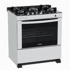 Fogao 5 Bocas Venax Delplus Vitreo Bl Branco Gas Glp