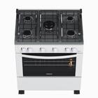 Fogao 5 Bocas Venax Gaudi Mesa Inox Giii Branco Gas Glp