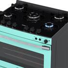 Fogao 5 Bocas Venax Gaudi Vetro Vitreo Verde Gas Glp