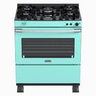 Fogao 5 Bocas Venax Gaudi Vetro Vitreo Verde Gas Glp