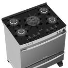 Fogao 5 Bocas Venax Palladio Vitreo Branco Gas Glp