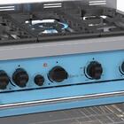 Fogao 5 Bocas Venax Temis Azul Gas Glp