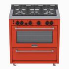 Fogao 5 Bocas Venax Temis Vermelho Gas Glp