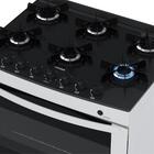 Fogao 6 Bocas Venax Delplus Vitreo Bl Branco Gas Glp