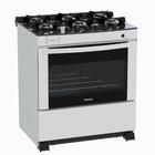 Fogao 6 Bocas Venax Delplus Vitreo Bl Branco Gas Glp