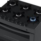 Fogao 6 Bocas Venax Delplus Vitreo Bl Grafite Gas Glp