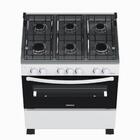 Fogao 6 Bocas Venax Picasso Mesa Inox Giii Branco Gas Glp