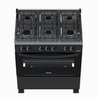 Fogao 6 Bocas Venax Picasso Mesa Inox Giii Preto Fosco Gas Glp