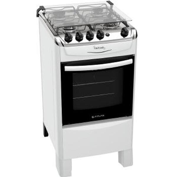 Fogão  4 Bocas Atlas Fastcook Acendimento Automático