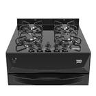Fogão A Gás 4 Bocas Veritá Gourmet Preto