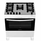 Fogão A Gás Atlas Mônaco Top Glass 5 Bocas Branco - Bivolt