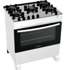 Fogão A Gás Atlas Mônaco Top Glass 5 Bocas Branco - Bivolt