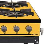 Fogão A Gás Bravo Multicores 4 Bocas Br4b - Venâncio Amarelo