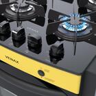 Fogão A Gás De Embutir 4q Amarelo Venax