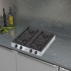 Fogão A Gás De Mesa Júnior 4 Bocas Mp Preto