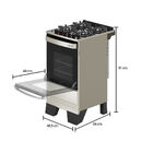 Fogão A Gás De Piso 4 Bocas Mueller Piacere Vetro Inox - 6012