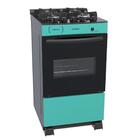 Fogão A Gás Delplus Vitreo 4 Q Verde Glp