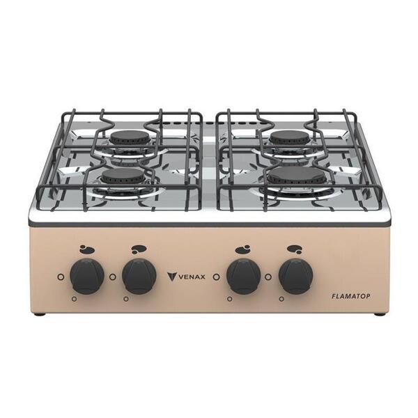 Fogão A Gás Flamatop 4 Q Bege Glp