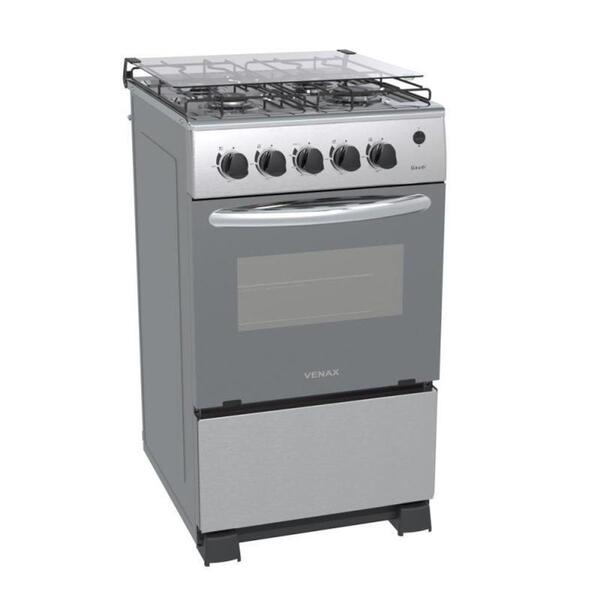 Fogão A Gás Gaudi 4 Q Inox Glp