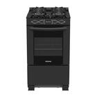 Fogão A Gás Glp Venax Da Vinci Vítreo 4 Bocas Preto Fosco