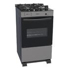 Fogão A Gás Glp Venax Delplus Vitreo 4 Bocas Grafite