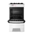 Fogão A Gás Mesa De Vidro Forno 50l Esmaltec Ideal Top Glass